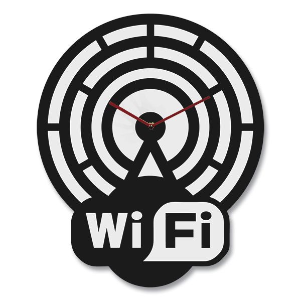 оригинальные часы в интерьер кафе