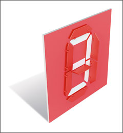 система ручной индикации цифр