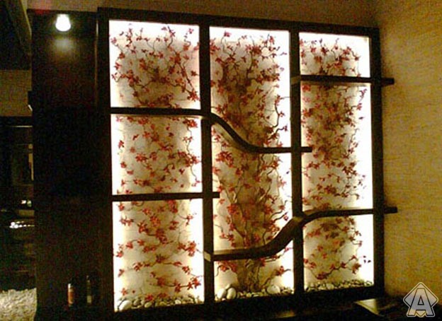 неон в интерьере