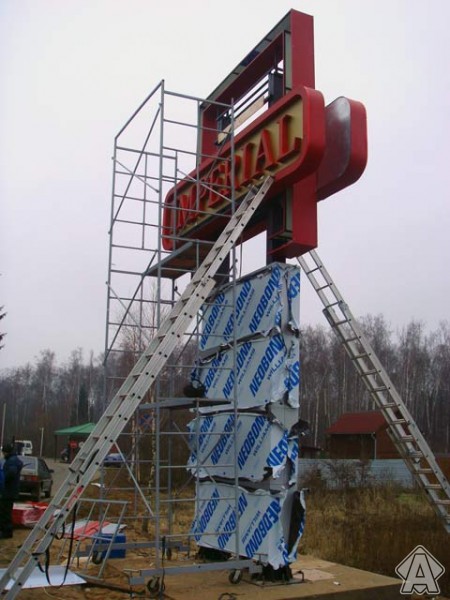 сборка стелы