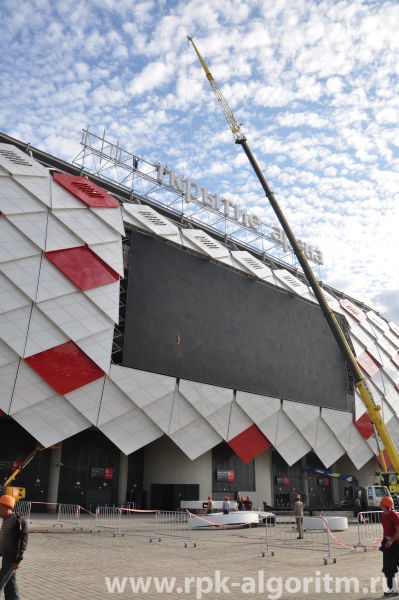 монтаж объемных букв