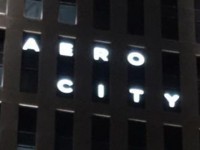 Буквы для бизнес центра "Aero City"