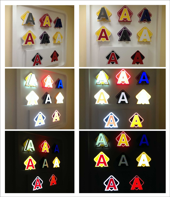 виды объемных букв