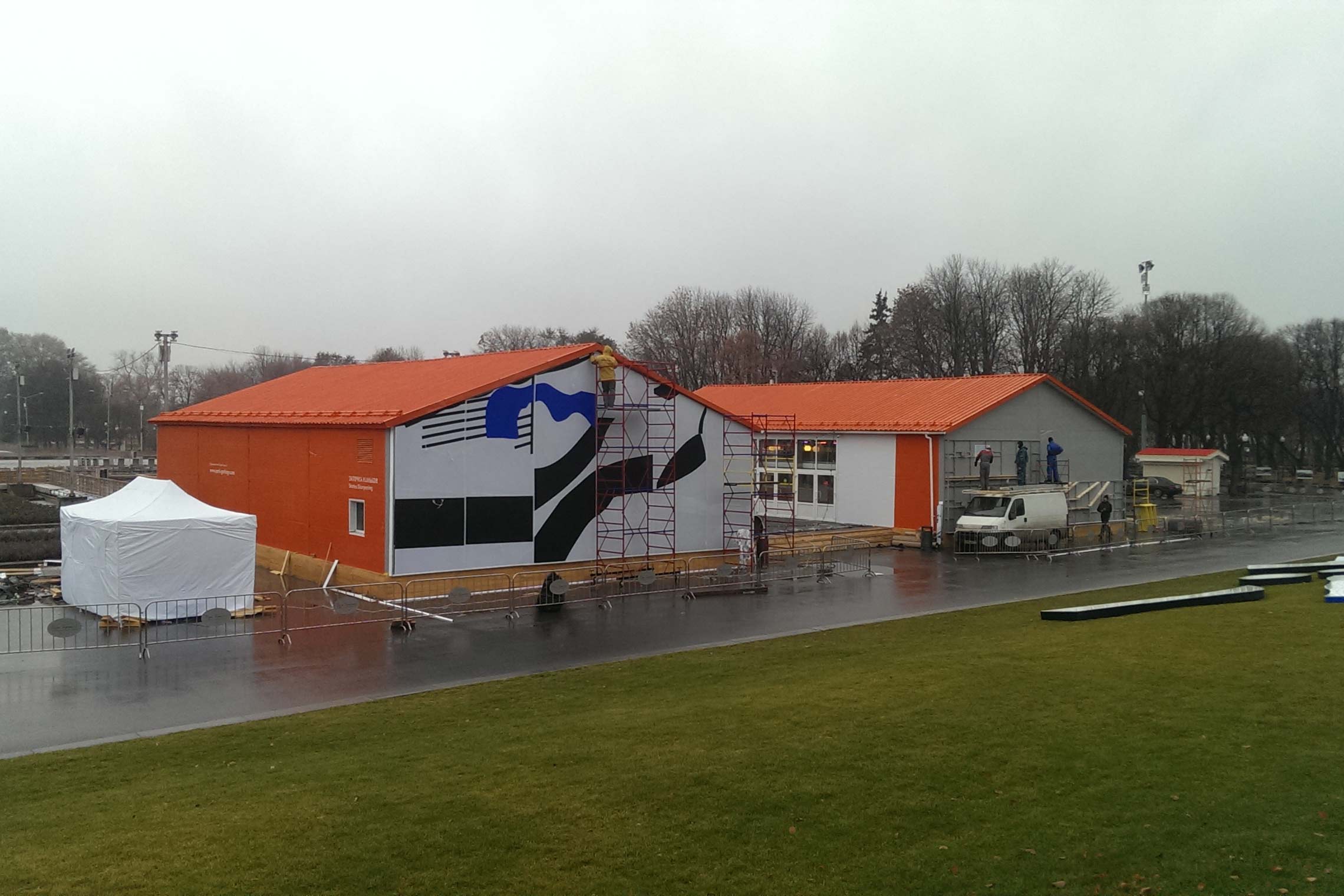 производство и монтаж павильонов